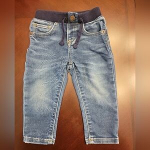 Baby Gap My First Easy Slim Jeans - Dark Wash True Indigo - Size 12-18 Months